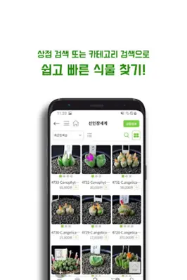 엑스플랜트(xplant)-식물,다육식물,최대식물쇼핑 앱 android App screenshot 2